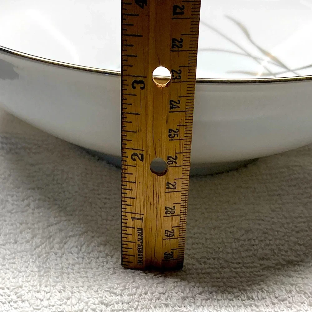 Rosenthal Vegetable Bowl Platinum Wheat Elegant White Bowl Gray Grass Design